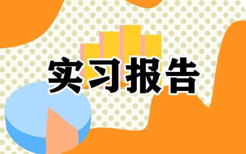 学生的实习报告模板